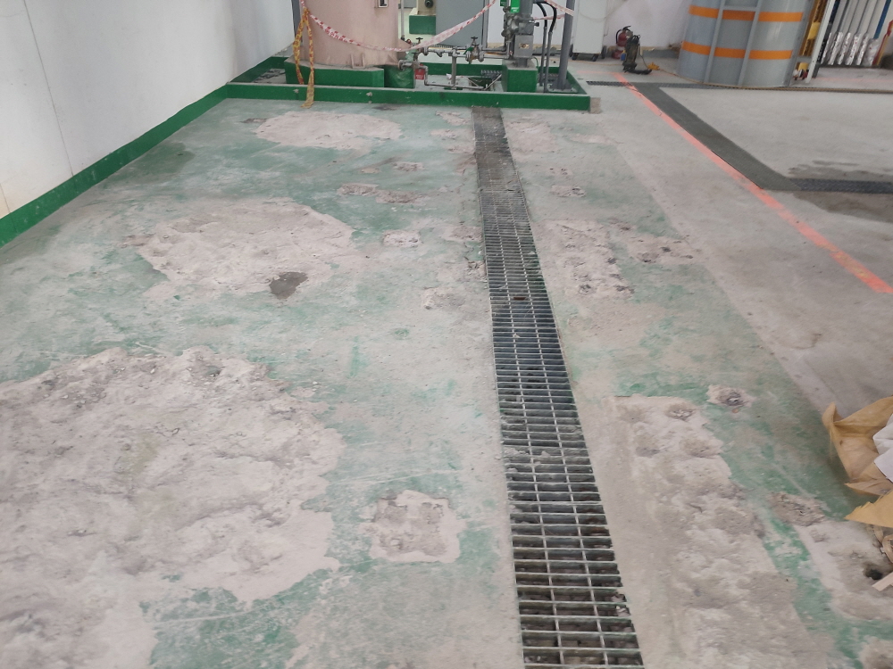 여주과 콘크리트샌딩 산업 바닥 마감 처리